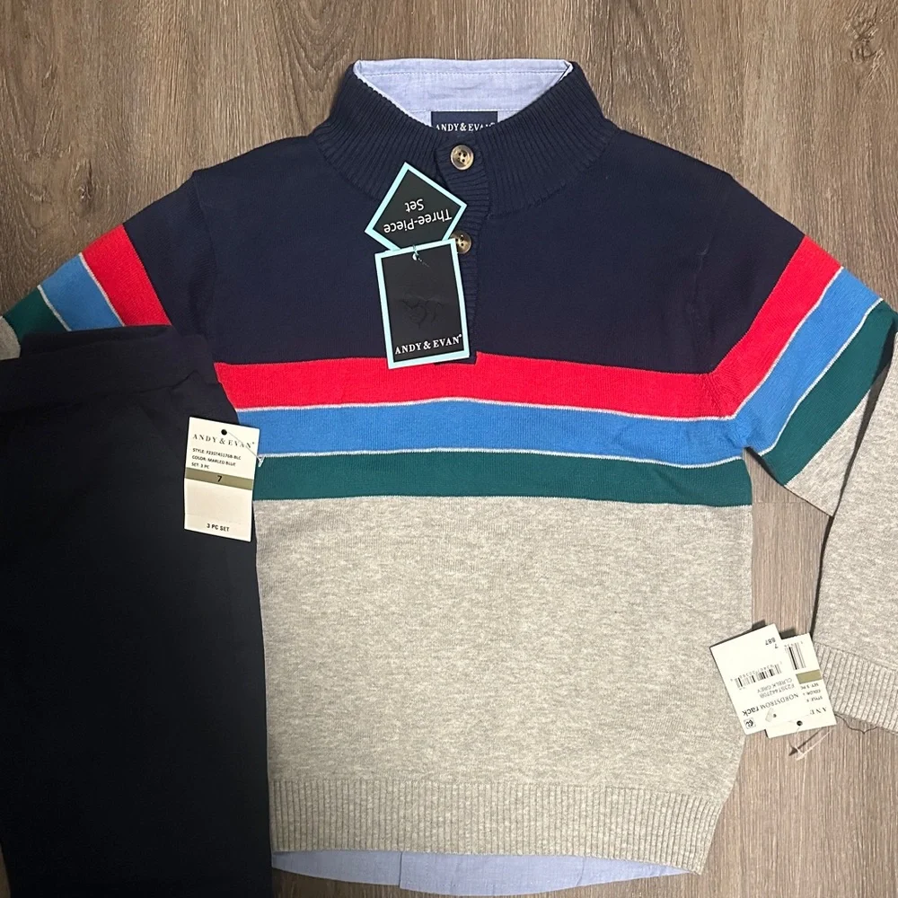Andy & Evan navy gray